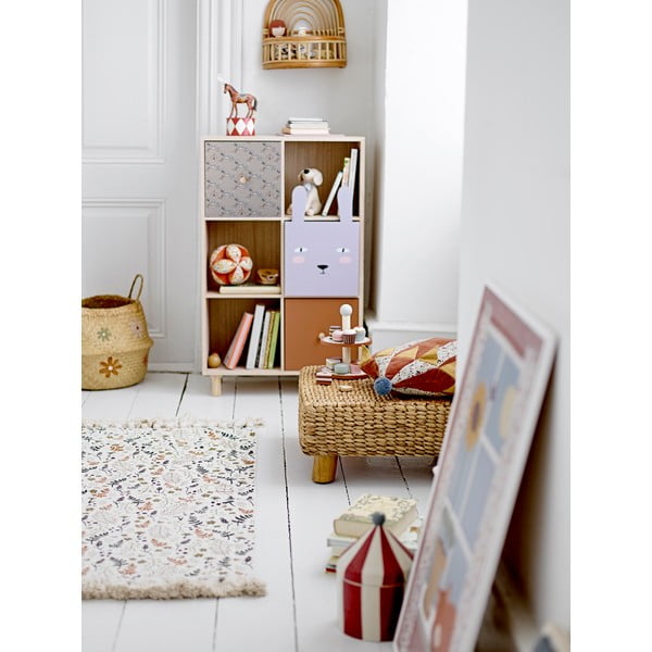 Dětská knihovna z masivu pavlovnie v přírodní barvě 55x89,5 cm Calle – Bloomingville Mini-image-1