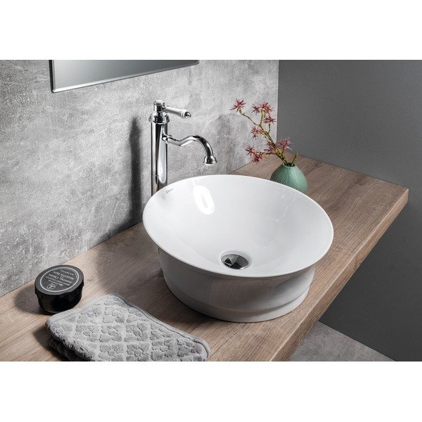 Stojánková umyvadlová baterie v leskle stříbrné barvě Vienna – Sapho-image-1