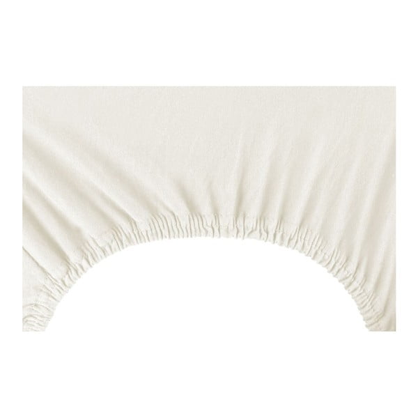 Krémové elastické prostěradlo DecoKing Nephrite, 220/240 x 220 cm-image-3