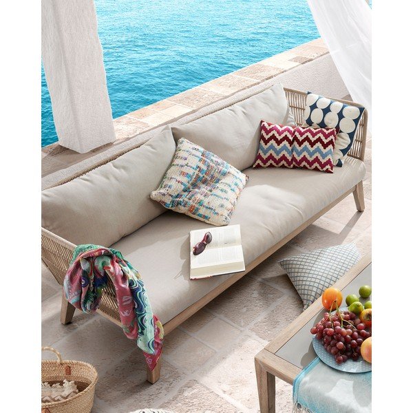 Béžová třímístná pohovka Kave Home Bellano-image-3