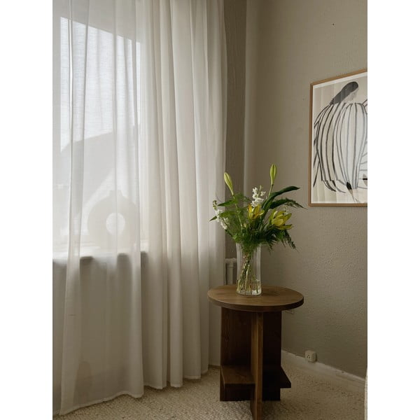 Hnědý kulatý konferenční stolek Rondure – Karup Design-image-2