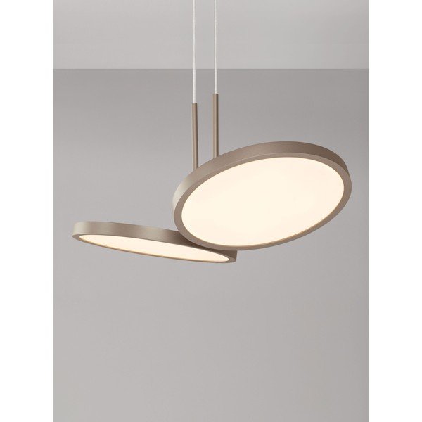 Hliníkové LED stmívatelné závěsné svítidlo v matně zlaté barvě ø 32,5 cm Vea – Nova Luce-image-3