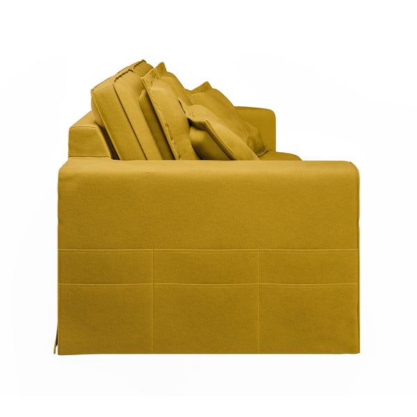 Žlutá pohovka 196 cm Nora – Ropez-image-4