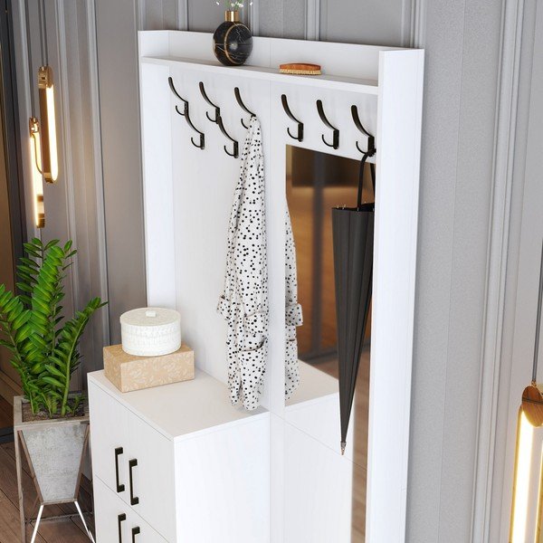 Bílá předsíňová sestava Berlin – Kalune Design-image-4