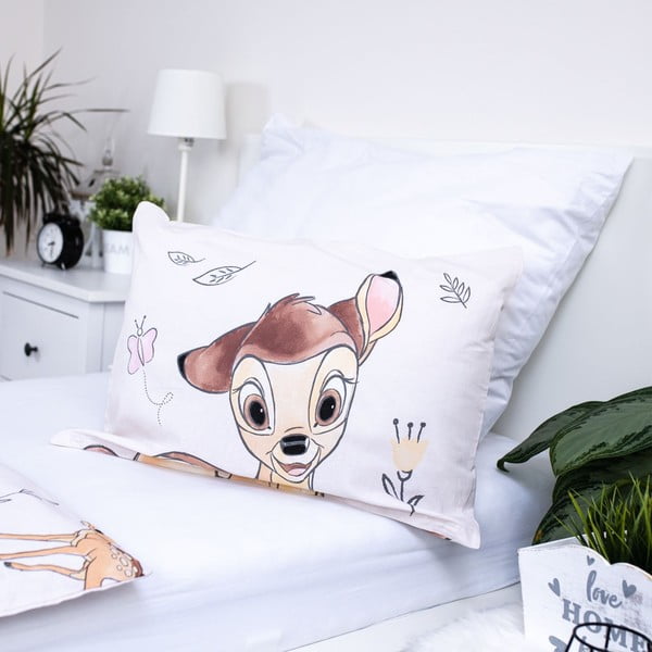 Bavlněné dětské povlečení do postýlky 100x135 cm  Bambi "Beige" – Jerry Fabrics-image-3