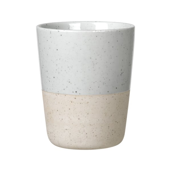 Světle šedý/béžový keramický hrnek 250 ml Sablo – Blomus