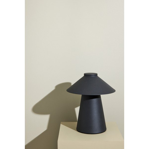 Černá kovová stolní lampa Chipper - Hübsch-image-2