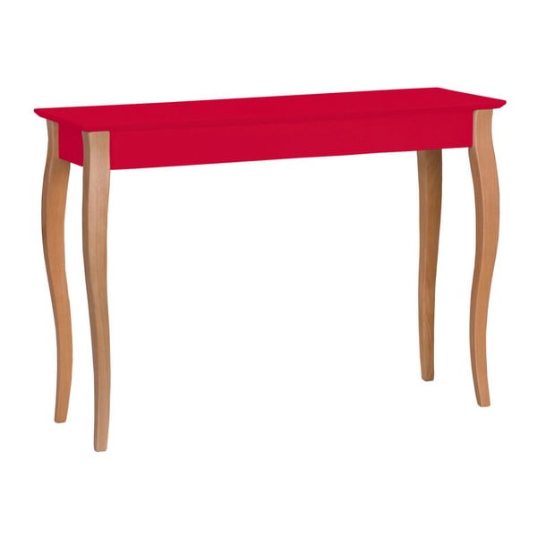 Červený konzolový stolek Ragaba Lillo, šířka 105 cm