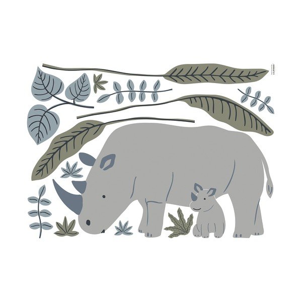 Arch samolepek 90x64 cm Rhinoceros – Lilipinso