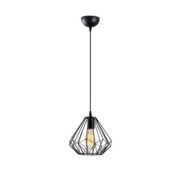 Černé závěsné svítidlo ø 23 cm Diamond – Opviq lights-image-2