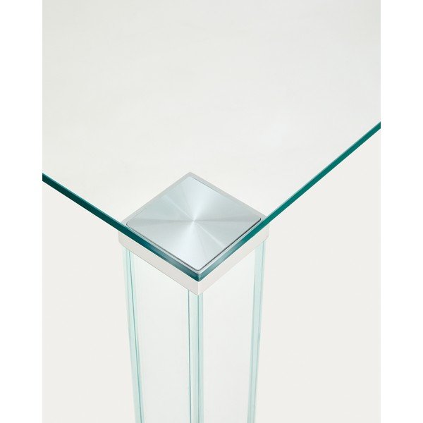 Skleněný jídelní stůl 100x200 cm Adularia – Kave Home-image-3