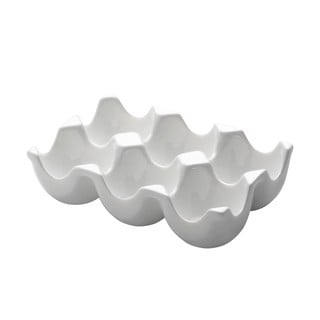 Bílý porcelánový stojan na vajíčka Maxwell & Williams Basic