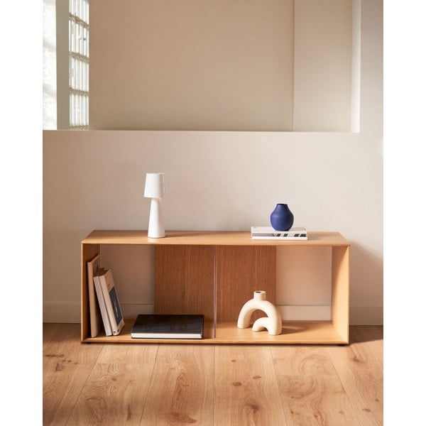 Modulární policový systém v dekoru dubu v přírodní barvě 101x38 cm Litto – Kave Home-image-3