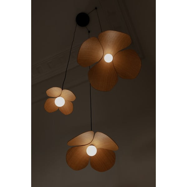 Stínidlo z dubového dřeva v přírodní barvě ø 28 cm Forget Me Not – UMAGE-image-3