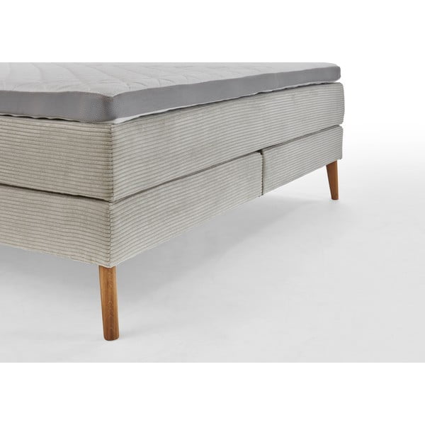 Béžová boxspring postel 160x200 cm Linea – Meise Möbel-image-1