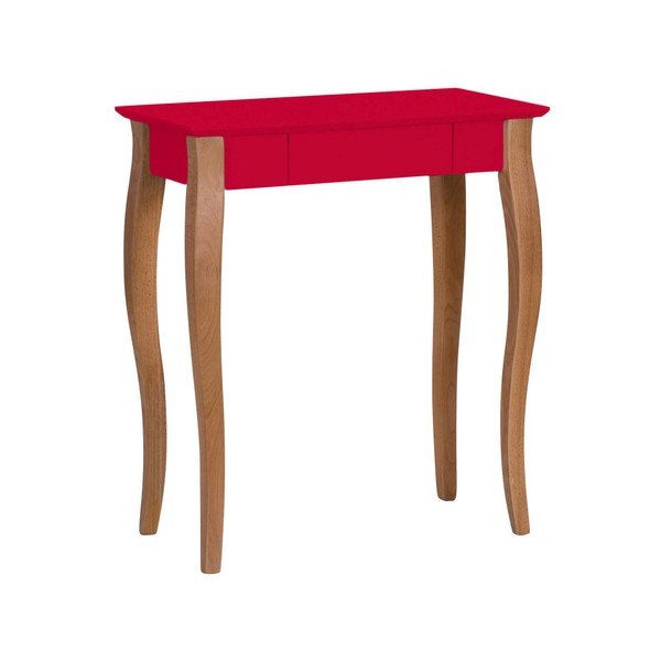 Červený psací stůl Ragaba Lillo, šířka 65 cm