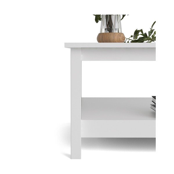 Bílý konferenční stolek 81x81 cm Madrid - Tvilum-image-3