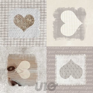 Omyvatelný ubrus 140x300 cm Cozy coeur – douceur d'intérieur