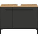 Tmavě šedá skříňka pod umyvadlo v dekoru dubu 80x59 cm Yonkers - Germania