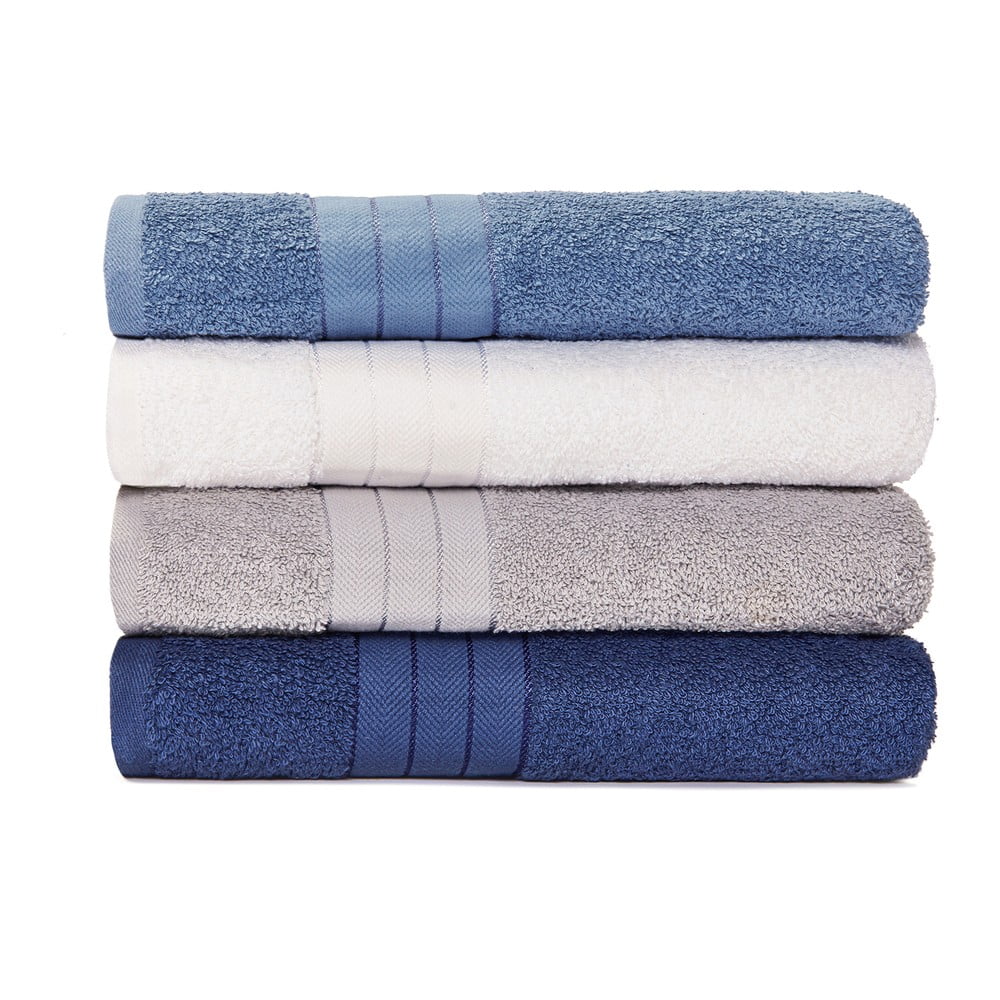 Sada 4 bavlněných ručníků Bonami Selection Capri, 50 x 100 cm