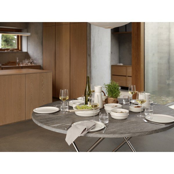 Krémový dezertní  porcelánový talíř ø 20 cm Eau – Zone-image-3