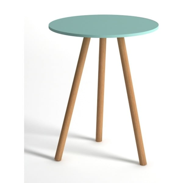 Modrý odkládací stolek Monte Tiny