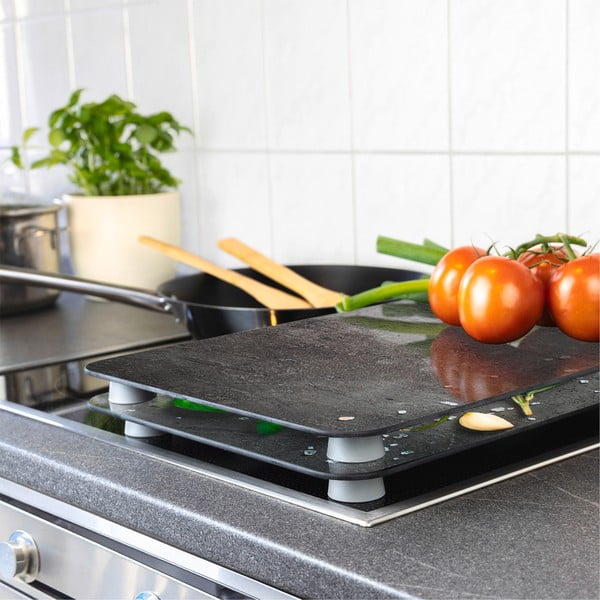 Kryty na sporák v sadě 2 ks z tvrzeného skla 52x30 cm Rosemary - Maximex-image-1