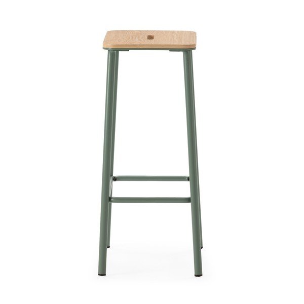 Zelené barové stoličky v sadě 2 ks (výška sedáku 65 cm) Abba – Marckeric-image-3