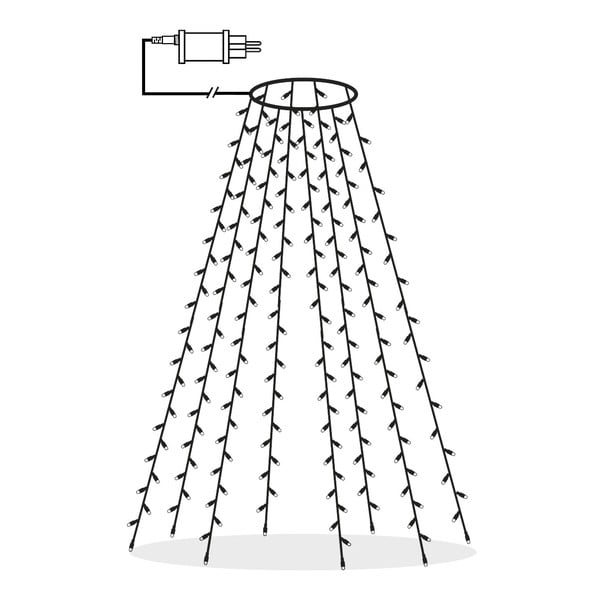 Světelný řetěz s vánočním motivem počet žárovek 160 ks délka 200 cm Serie LED – Star Trading-image-4