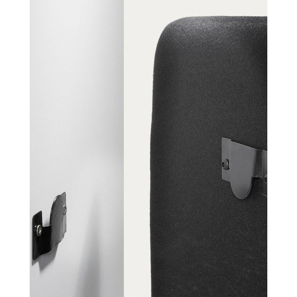 Růžové čalouněné čelo postele 108x76 cm Dyla – Kave Home-image-3