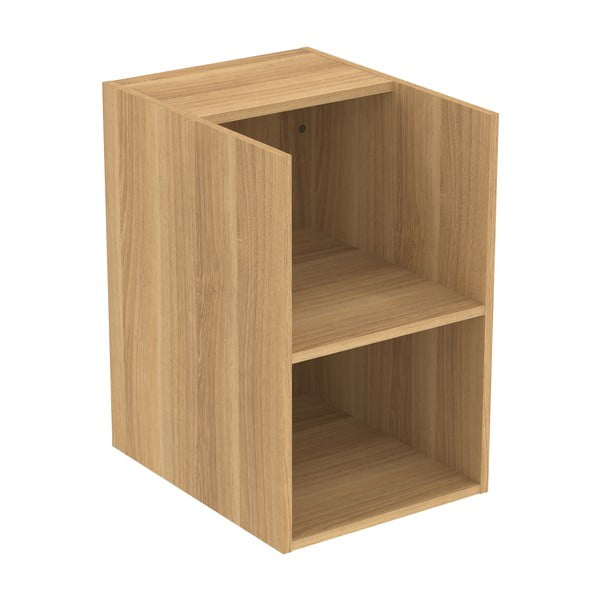 Nízká závěsná koupelnová skříňka v dekoru dubu v přírodní barvě 40x63 cm i.Life B – Ideal Standard-image-1