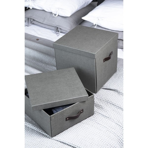 Úložný box s víkem Logan – Bigso Box of Sweden-image-1