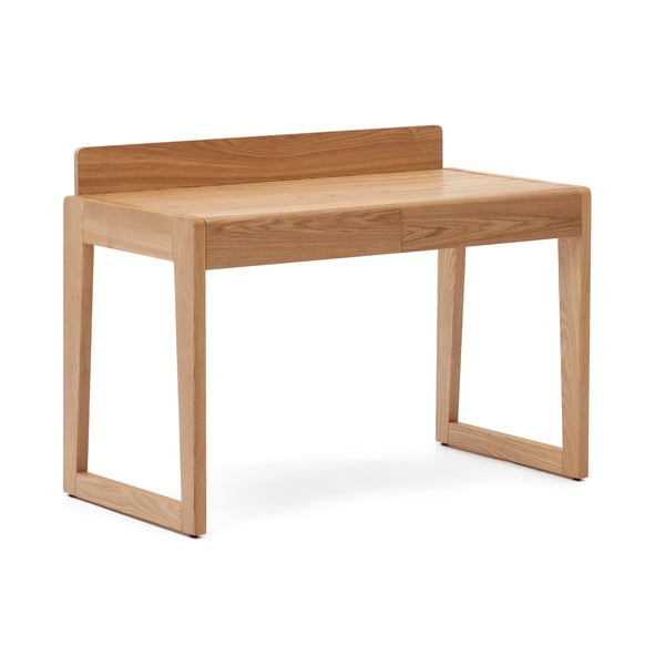 Pracovní stůl s deskou v dekoru jasanového dřeva 60x120 cm Arandu – Kave Home-image-2