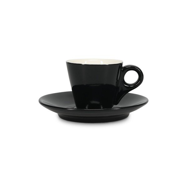 Černý porcelánový podšálek ø 12,5 cm Barista – BonBistro-image-3