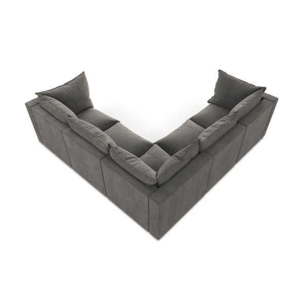 Tmavě šedá rohová pohovka Manao – Makamii-image-3