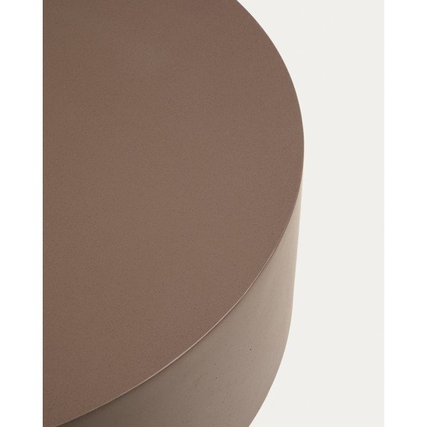 Betonový kulatý zahradní konferenční stolek ø 60 cm Garbet – Kave Home-image-3