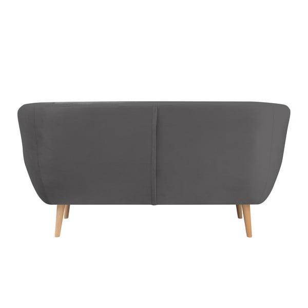 Šedá dvoumístná pohovka Mazzini Sofas Amelie-image-3