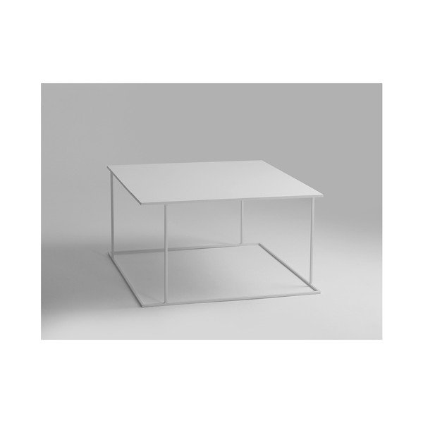 Bílý konferenční stolek Custom Form Walt, 80 x 80 cm-image-1