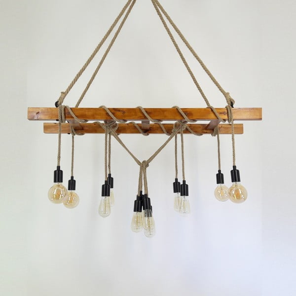 Stropní svítidlo z borovicového masivu Merdiven-image-4