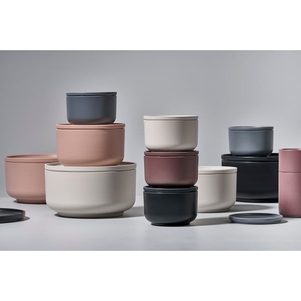 Šedá servírovací miska s víkem Zone Peili, 500 ml-image-2