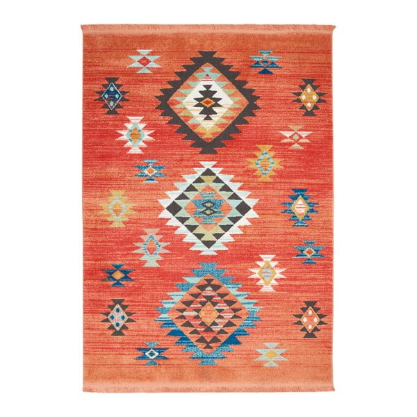 Koberec Nourison Navajo Red, 130 x 66 cm