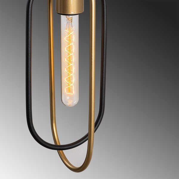 Nástěnné svítidlo v černo-zlaté barvě Cerco – Opviq lights-image-4