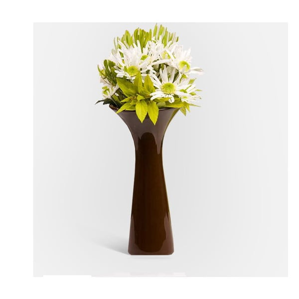 Váza Loira 26 cm, hnědá