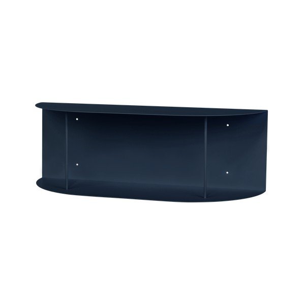 Tmavě modrá patrová kovová police 60 cm Lina – noo.ma