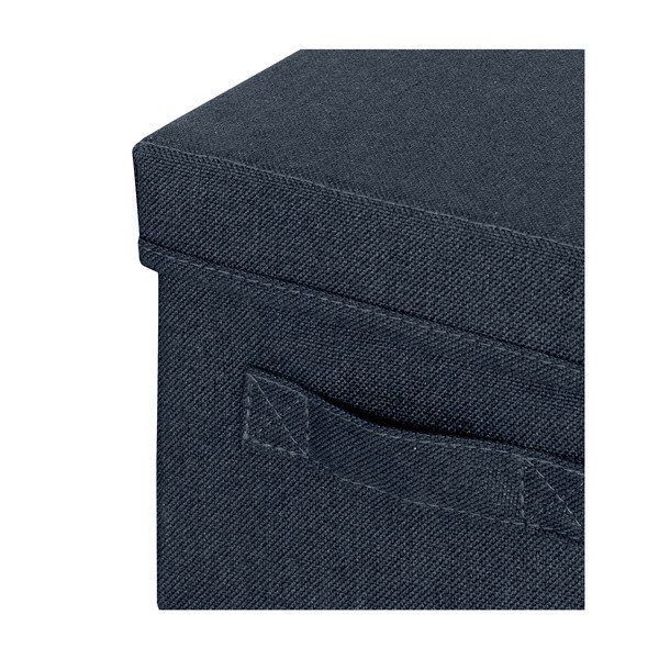Tmavě šedé látkové úložné boxy v sadě 2 ks s víkem 19x28.5x16 cm – Leitz-image-2
