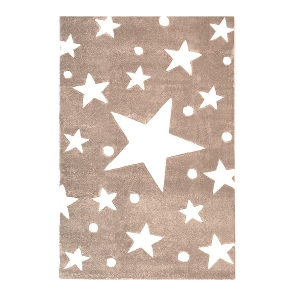 Béžový dětský koberec Happy Rugs Star Constellation, 120x180 cm