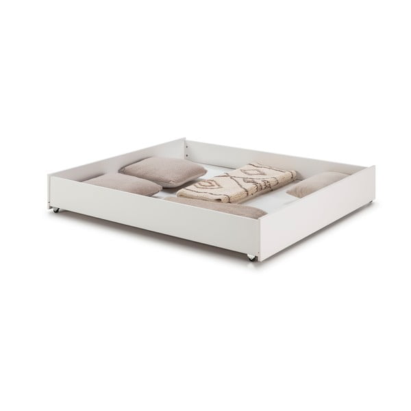 Bílá zásuvka pod postel Marckeric Enara, 137 x 147 cm-image-2