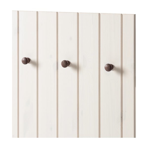 Bílá předsíňová sestava z borovicového dřeva 55x100x2 cm Anita – Støraa-image-3