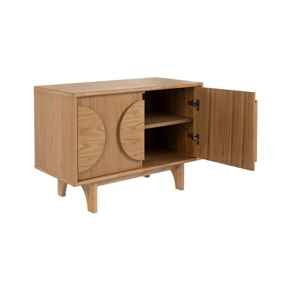 Nízká komoda v dekoru dubu v přírodní barvě 82x58 cm Groove – Zuiver-image-1