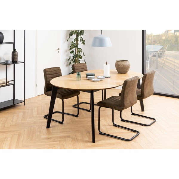 Hnědá jídelní židle Actona Zola-image-1